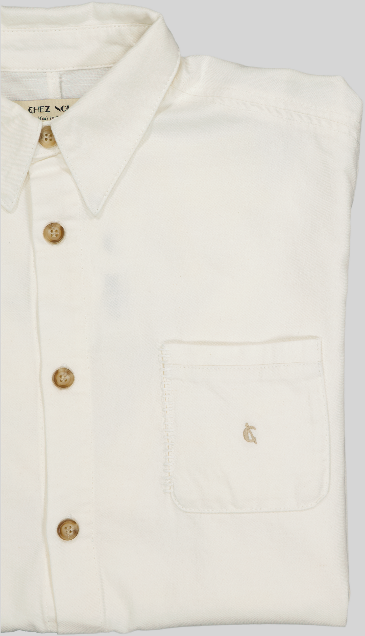 CHEMISE OVERSIZE BRODÉE