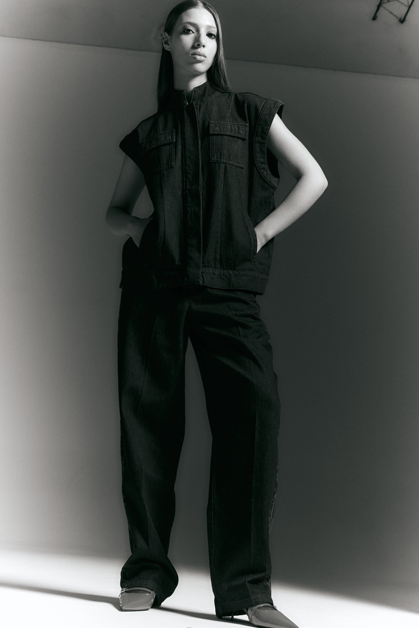 Pantalon en denim noir - Spicy Arabic