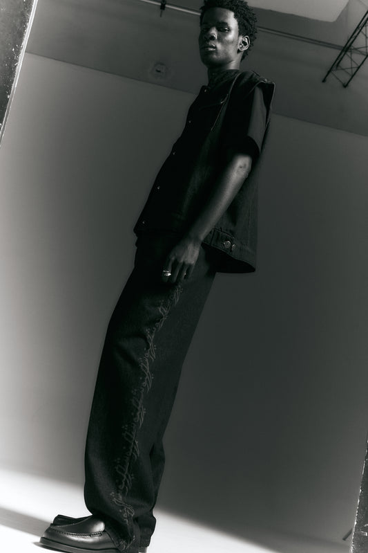 Pantalon en denim noir - Spicy Arabic