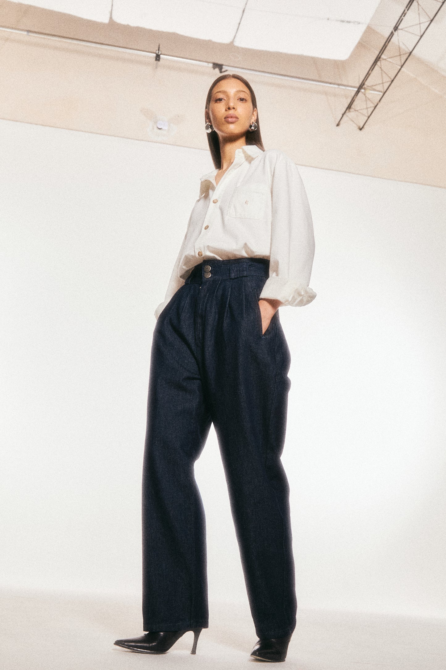 Pantalon en denim brut - Zooter