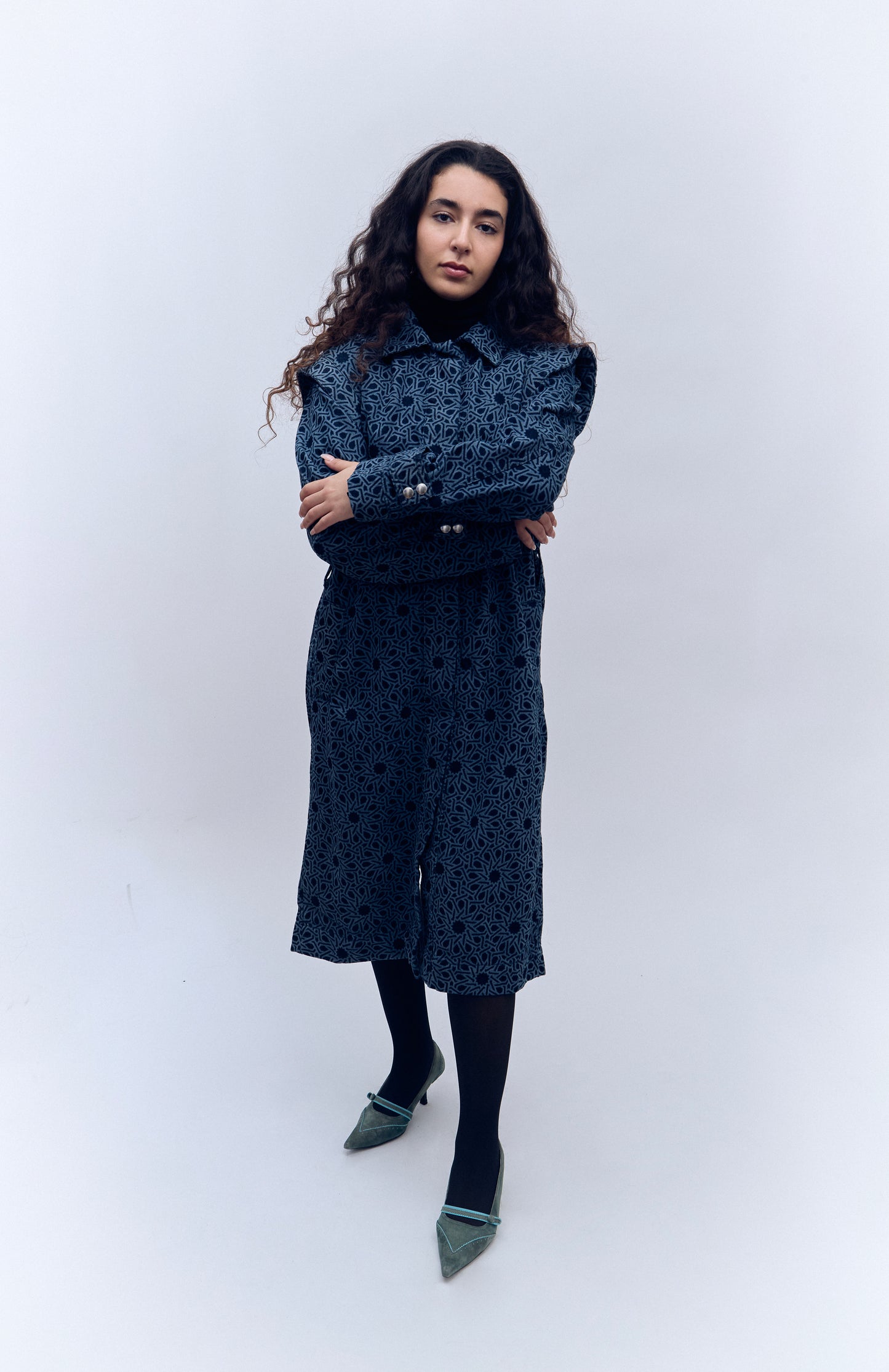 ZLIZ TRENCH - INDIGO