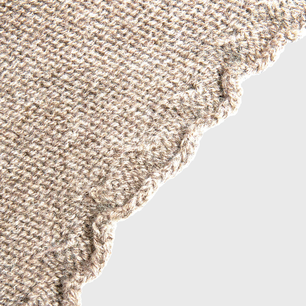 Foulard ELYSSA en laine et cachemire - Beige