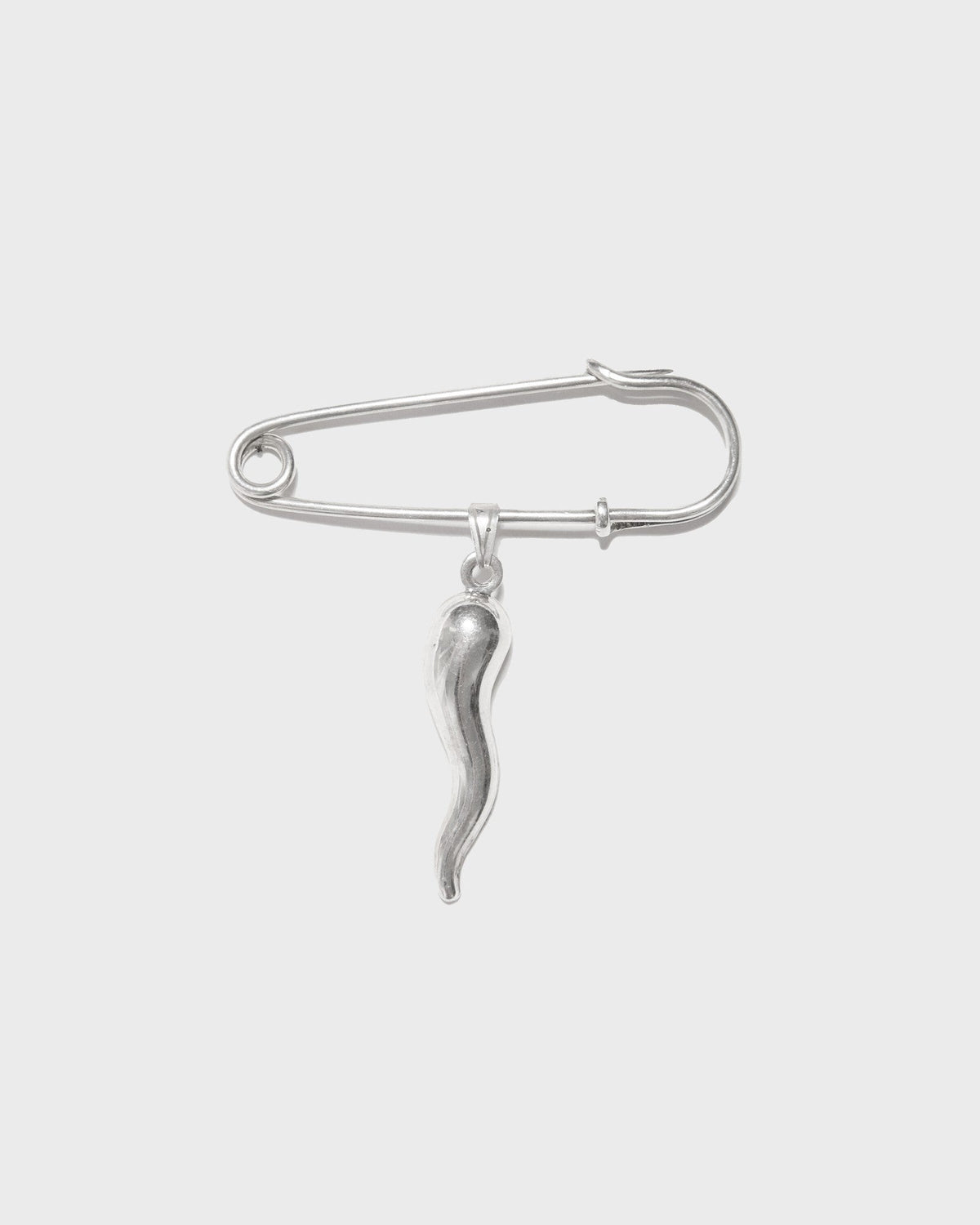 Broche FELFEL en argent massif 925, pendentif piment, CHEZ NOUS